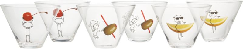6-piece oliver martini gift set