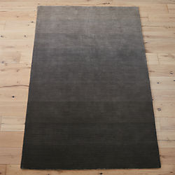 ombre grey rug