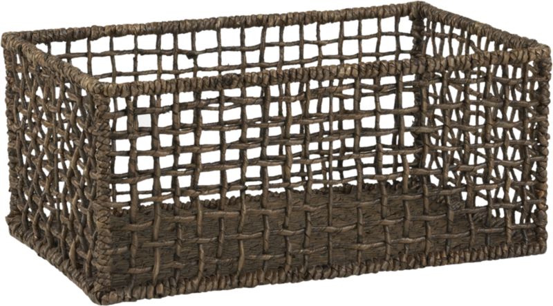 open weave storage basket
