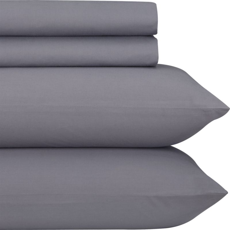 organic grey percale sheet sets