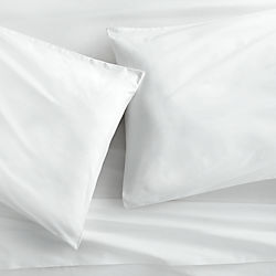 organic white percale sheet sets