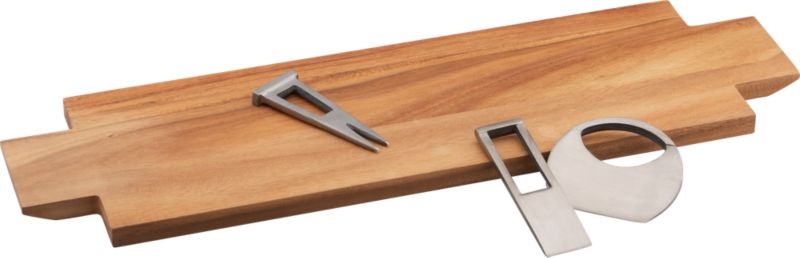4-piece paddle cheese gift set