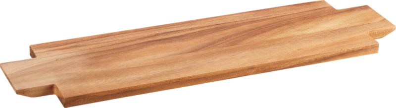 paddle wood cheese server