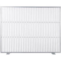 panes fireplace screen