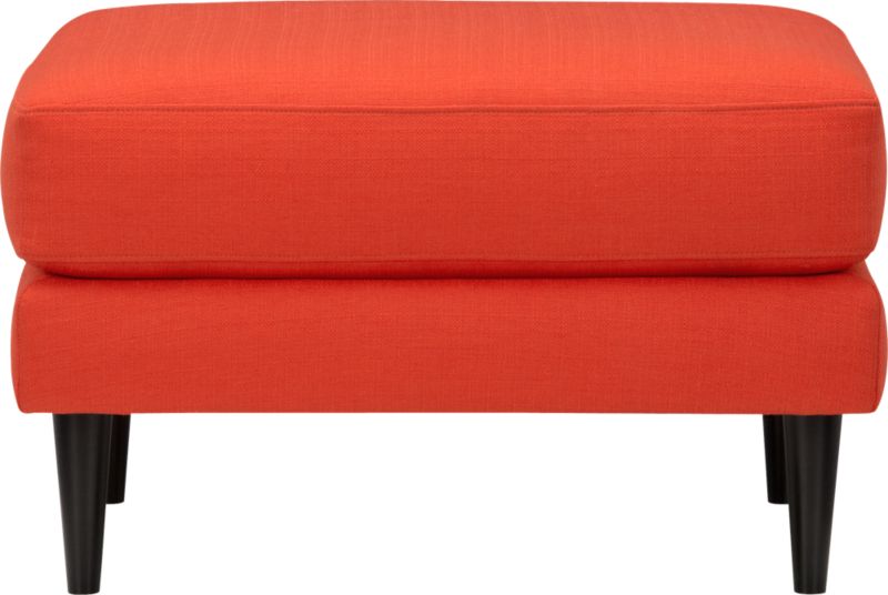 parlour atomic orange ottoman