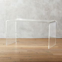 peekaboo acrylic desk