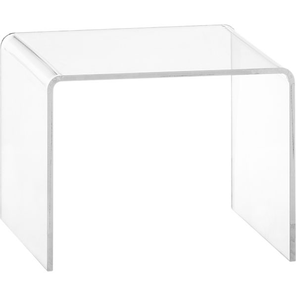 clear side table