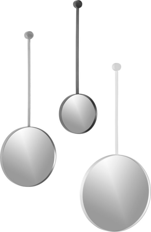 pendulum mirrors set of three