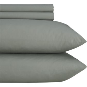 PercaleAshGreySheetStackS8