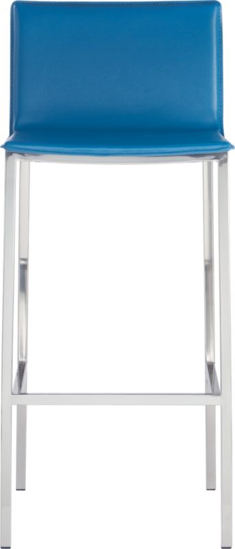 phoenix swoon blue 30" barstool.overall: 17"Wx19"Dx39"Hseat: 30"H