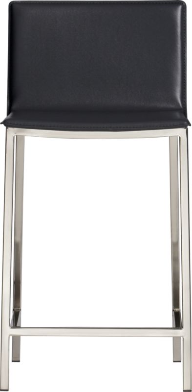 phoenix carbon grey 24" counter stool. overall: 17"Wx19"Dx33.5"Hseat: 24"H