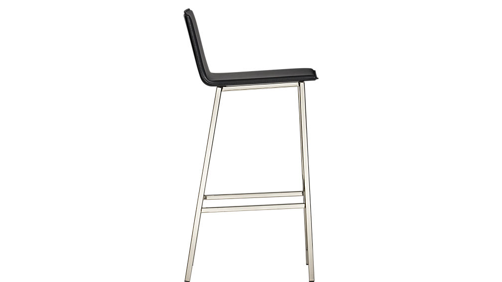 phoenix carbon grey 30" bar stool | CB2