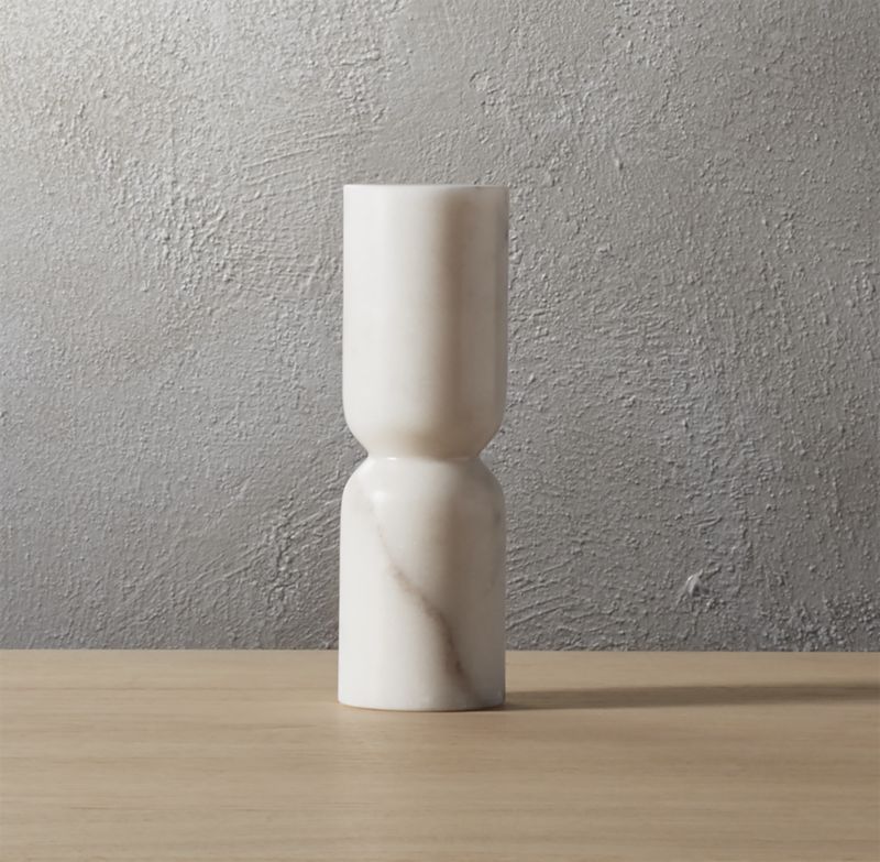 pinch taper candle holder CB2