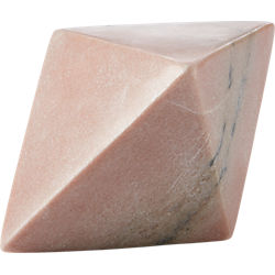 pink marble bookend