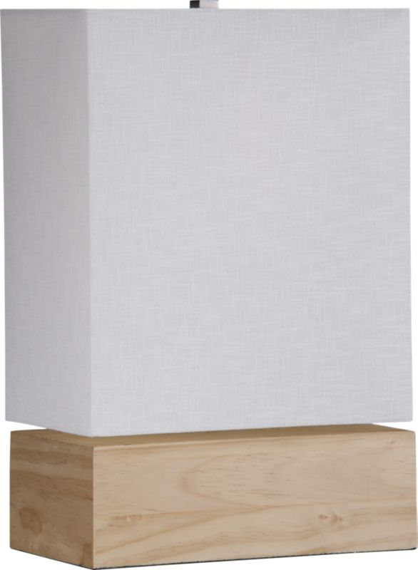 plank table lamp