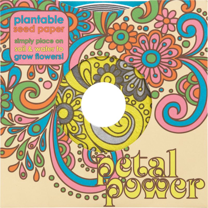 plantable paper record: petal power