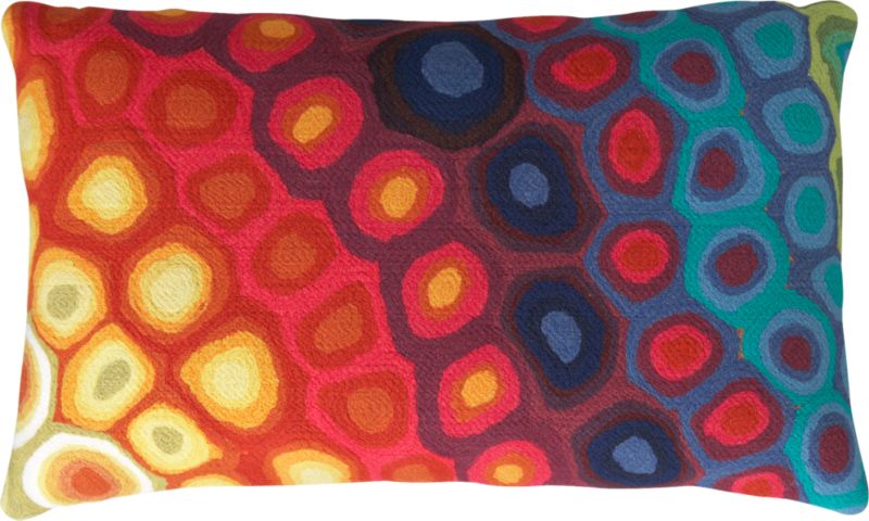 pop swirls 20"x12" pillow