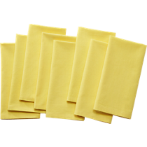 poplin chartreuse napkins set of eight