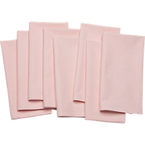poplin pink napkins set of eight