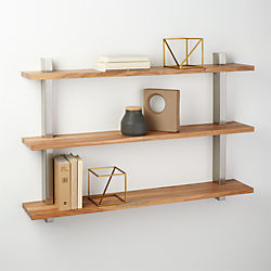post wall shelf