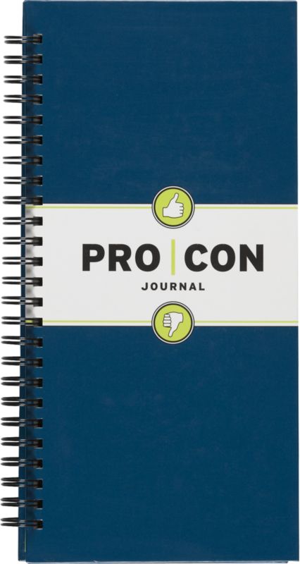 "pro/con journal"