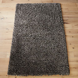 puli grey shag rug