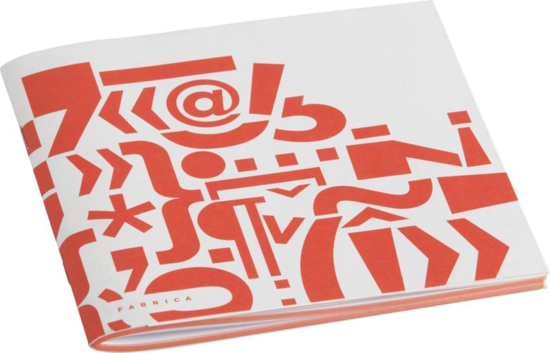 medium red punctuation journal
