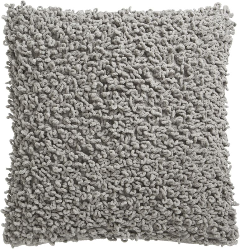 Q grey 20" pillow