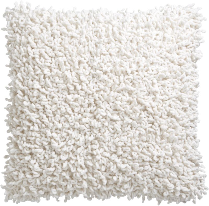 Q white 20" pillow