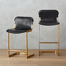 rake brass bar stools