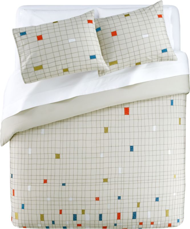 random embroidered bed linens