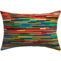 rapid transit embroidered 18"x12" pillow