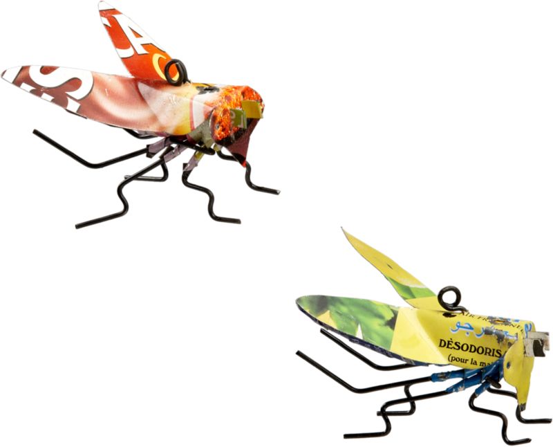 recycled fly ornament
