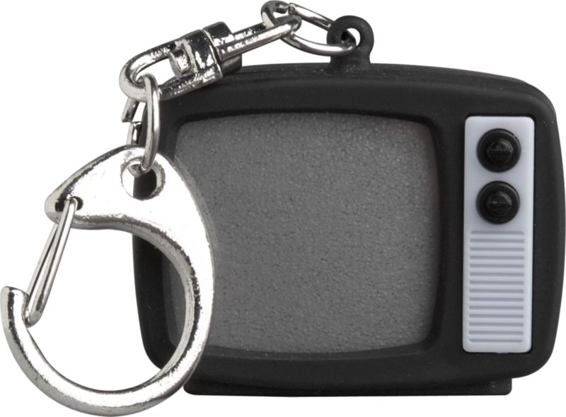 retro tv keyring