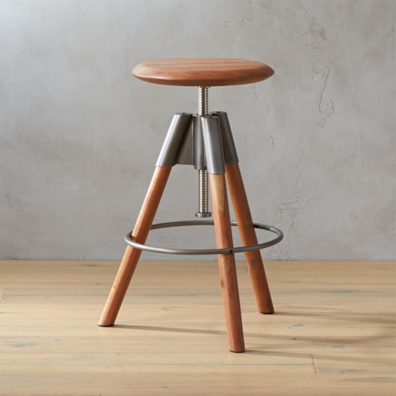 revolution adjustable bar stool | CB2