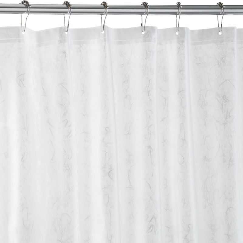 vinyl rice paper shower curtain