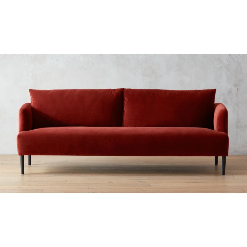 ronan wine sofa Division: Wine | CB2