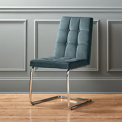 roya slate blue chair