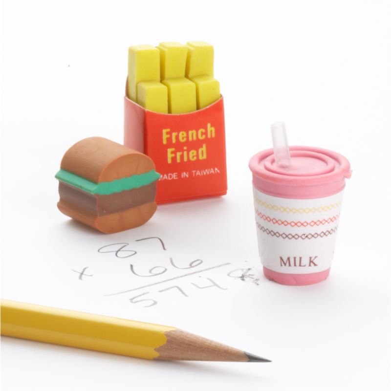 rubber grub eraser set