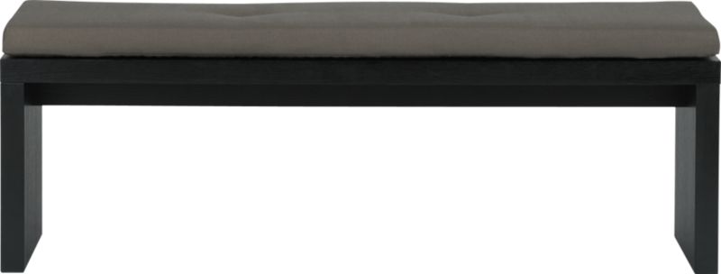 runway coffee table-bench/steel cushion