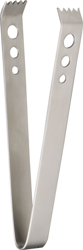 stainless steel ice tongs