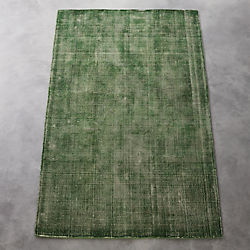 scatter green rug