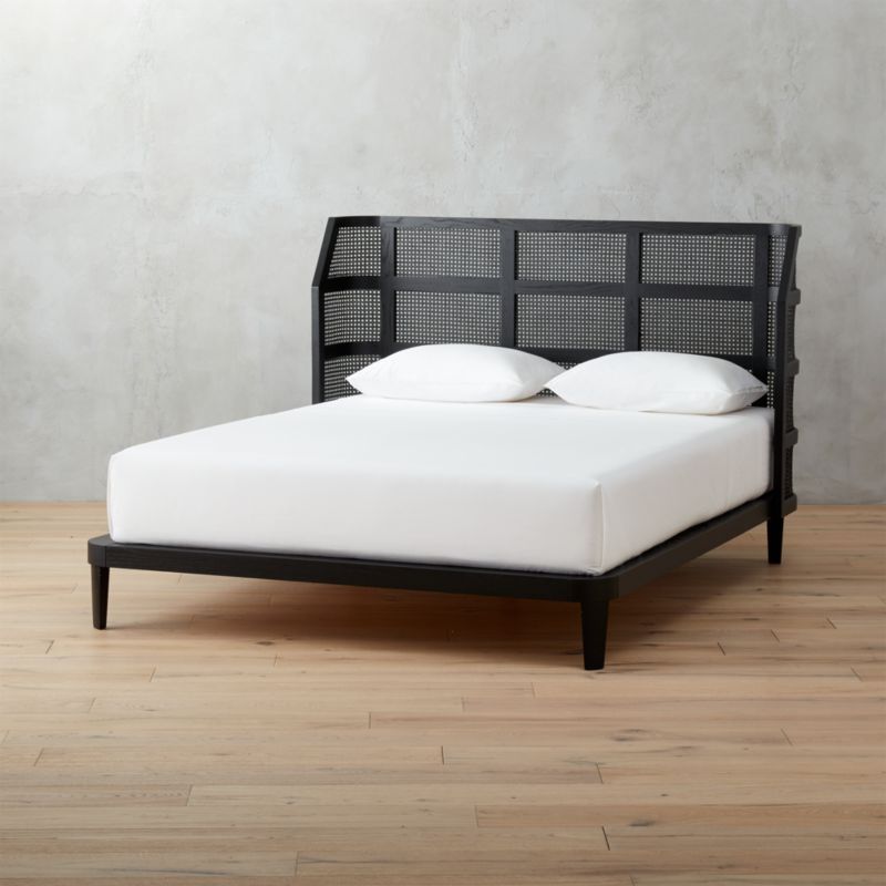 seville queen bed CB2