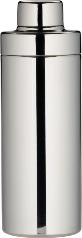 stainless steel shiny cocktail shaker