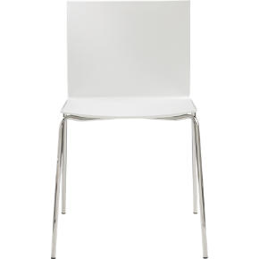 slim white chair