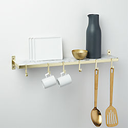 marble utility shelf