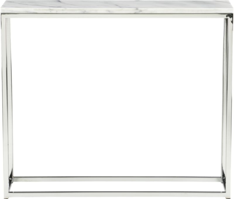 smart marble top console table