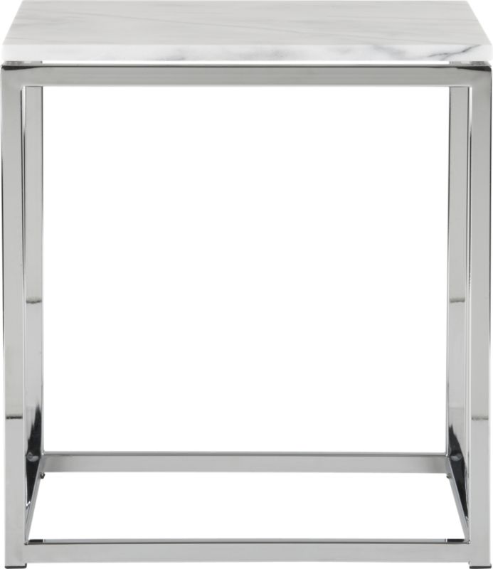 smart marble top side table