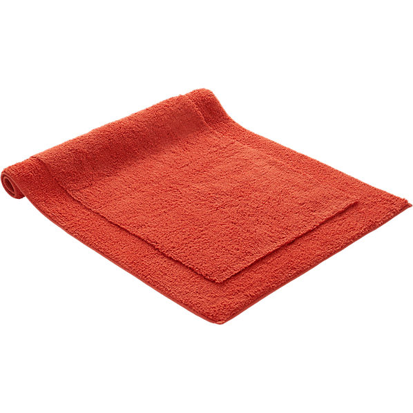 smith orange bath mat CB2