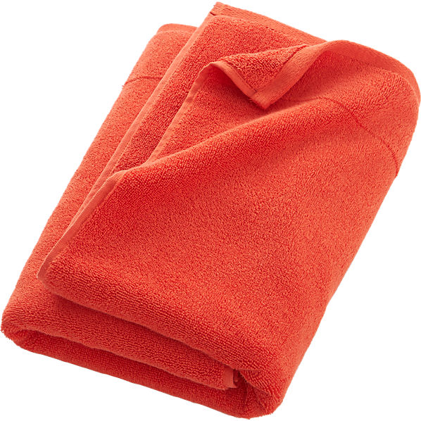 smith orange bath towel CB2